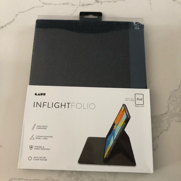 Other - NWT Inflight Folio for iPad Pro- Blue